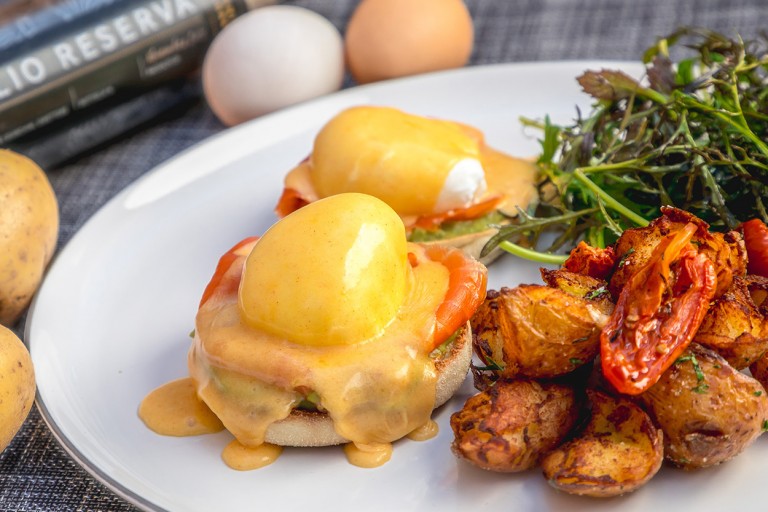 Eggs Benedict Smoked Salmon Avocado