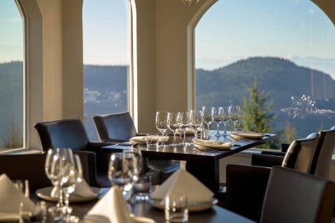 dining view, wine