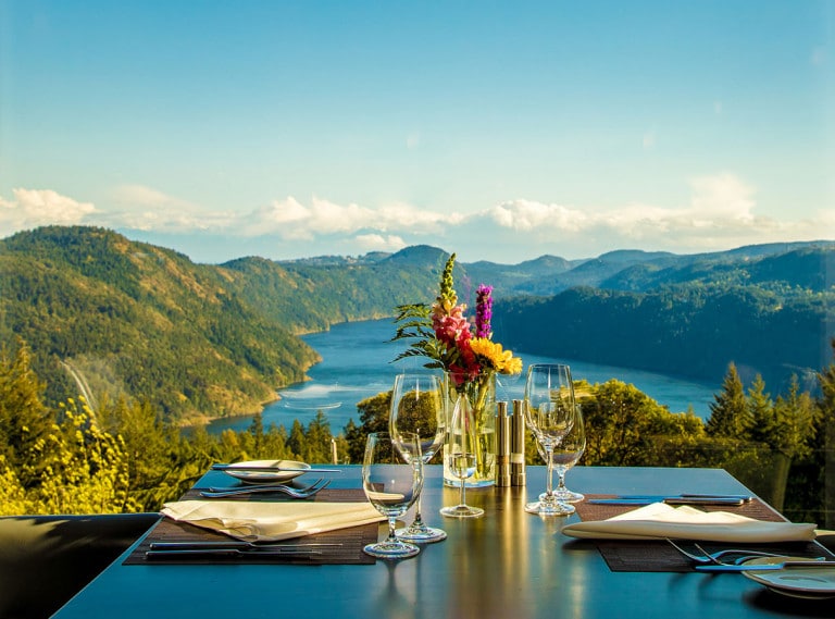 View, Alpina Restaurant, dining
