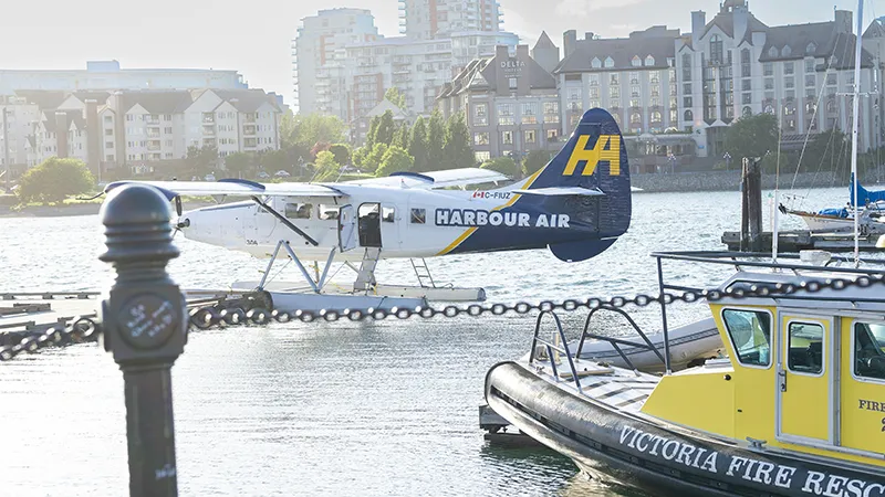 The FIFA 2026 Proximity Hack: Why the Malahat is Closer to the Action Than You Think 2 Harbour Air seaplane departing Victoria Harbour — 30-minute air transfer to Vancouver for FIFA World Cup 2026 match days